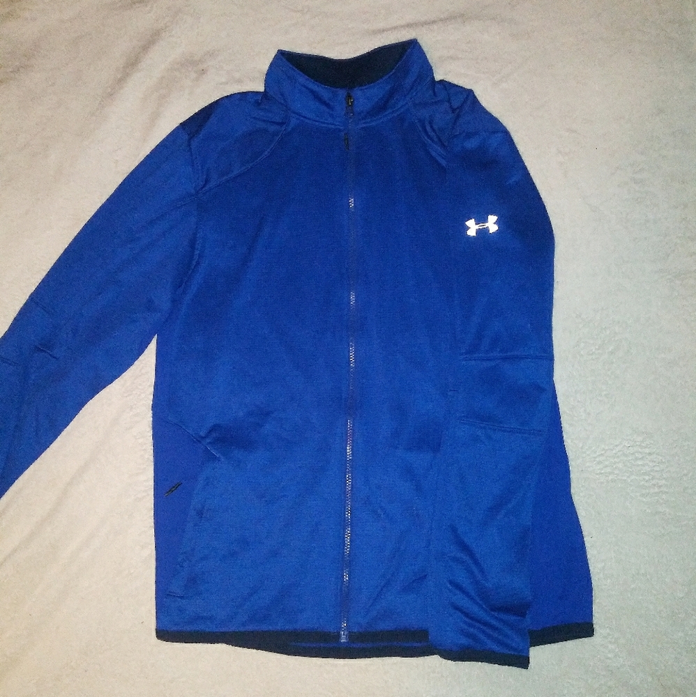 UA coldgear zip up jacket